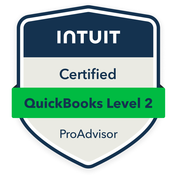 Intuit QuickBooks Online Level 2 Certified